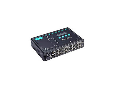 Moxa NPort 5610-8-DT - 8 ports RS-232 device server with DB9 male connector, 12-48VDC input with adapter by MOXA
